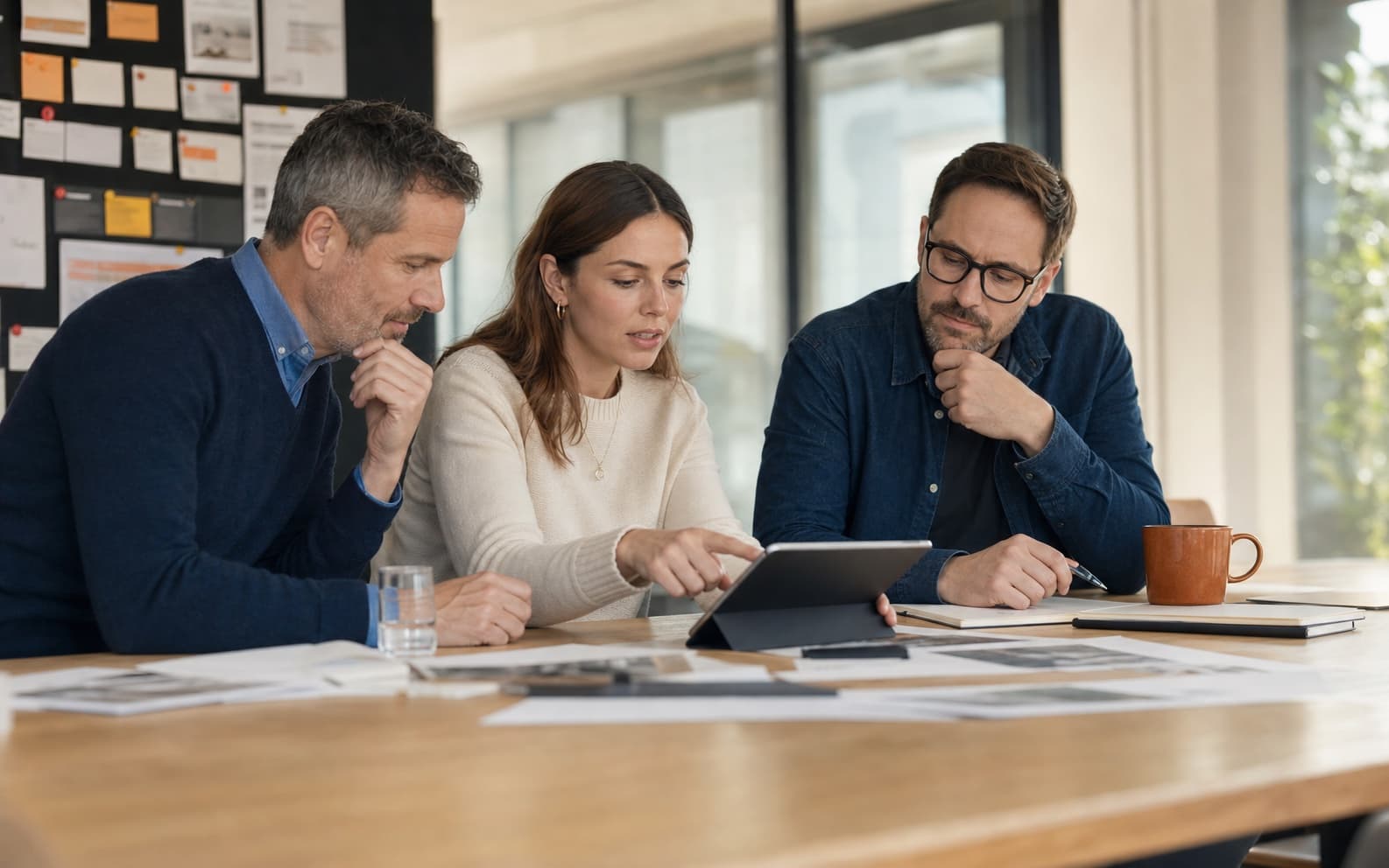 A buying team assesses the specialisation and supporting evidence of service providers
